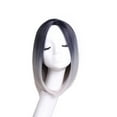 thumbnail image 2 of DOPI Bob Short Straight Fashion Hair Human Colored Wig 2 Women Natural Gradient Full wig, 2 of 5