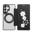 thumbnail image 1 of Case For Samsung Galaxy S25 Ultra/S25 Plus/S25, PU Leather Cover With RFID Blocking Card Slot Wireless Charging Shell, 1 of 4