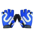thumbnail image 5 of Naiovety BOODUN Fshion Guantes de ciclismo Gel Bicicleta Carreras Deporte Carretera Montaña Medio dedo Transpirable Fitness Mitten Guantes de ciclismo Ciclismo Azul M Naiovety HW4060-04, 5 of 5