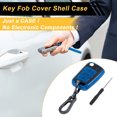 thumbnail image 3 of Funda de llave de coche de TPU azul única para VW Golf - Funda de control remoto de 3 botones, 3 of 6