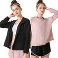 Chenyin Women's Upf 50+ UV Sun Protection Cropped Jackets Zip up Sun
