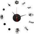 thumbnail image 1 of 1 Ensemble Horloge Murale Simple Spaceman Horloge Décorative Silencieuse pour Maison Bureau, 1 of 7