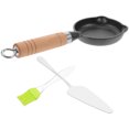 thumbnail image 5 of 2 Sets of Small Cast Iron Skillet Egg Frying Pan Practical Non-stick Frying Pan Non-stick Pan, 5 of 5