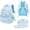 Blue, variant on JXKIKOZE 3 Pcs School Backpack for Teens,Laptop College Backpacks with Lunch Bag Bookbag Set Elementary Middle High Back to School Supplies