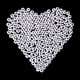 thumbnail image 2 of 200s White Round Spacer Beads 7mm perfecl Granos del espaciador de Número, 2 of 6