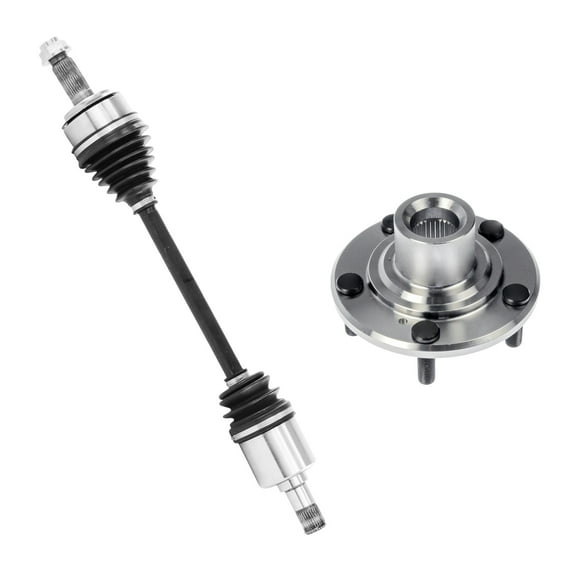 AutoShack Front Left CV Axle Shaft Wheel Hub Bearing Assembly Replacement for 2008-2012 Honda Accord FWD Driver Side 5-Lug 5 HUB010200961