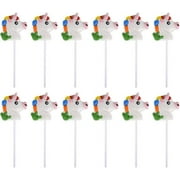 2 Head Unicorn Lollipops - Pack of 12 Magical Candy Suckers for Party Favors, Cake Decorations, Novelty Supplies or Treats for Halloween, Christmas, Baby Showers by Kidsco