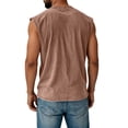 thumbnail image 4 of Men's Crew Neck Muscle Tee with "We the People" Constitution Quote and "1776 to 2026" 250 Years Graphic, Soft Cotton Blend for Daily Wear or Civic Events Light Brown L, 4 of 4