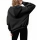 thumbnail image 5 of HongQid Hoodies for Women Soft Zip Up Hooded Long Sleeve Casual Oversized Sweatshirt Hooded Tops, 5 of 7