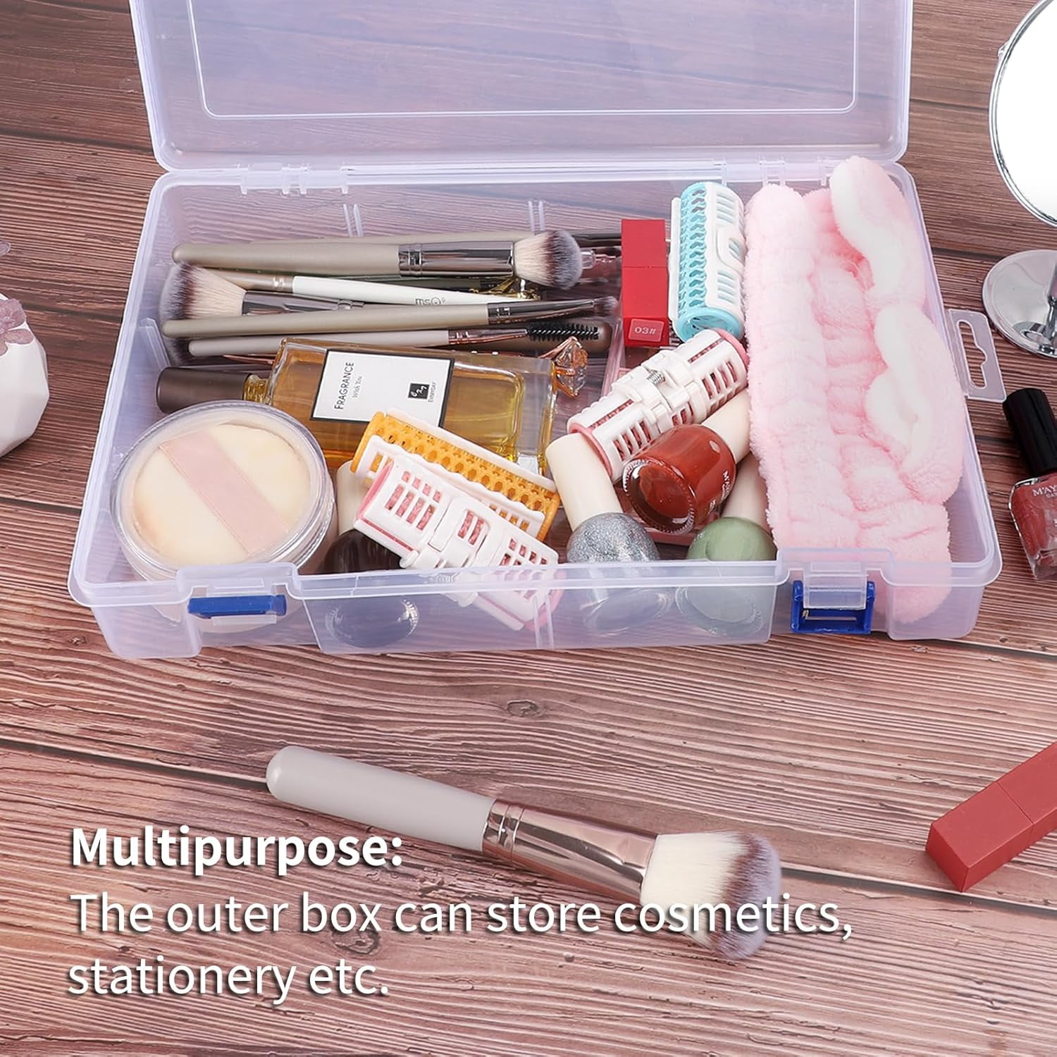 120 Slots Diamond Painting Storage Container, 5D Diamond Accessories Embroidery Box Tools Kit for Beads, Seed, Art Craft with Funnel and Labels