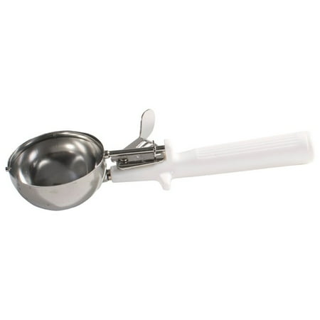 

Ice Cream Disher Size 6 One piece Handle White 2 packs
