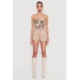 thumbnail image 2 of Women's Faux Suede Tabbed Cargo Pocket Shorts, 2 of 5