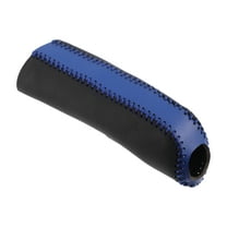 Car Handle Hand Brake Cover Decoration Black  Faux Leather for for d for Mustang 2015-2021