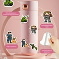 thumbnail image 5 of 35pcs-50pcs Green Military Stickers Cartoon Soldiers Stickers Tank Stickers for Laptops Suitcases, 5 of 9