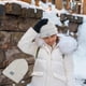 thumbnail image 3 of Uuowzo Knitted Cap with Built-in Wireless Bluetooth Headset Bluetooth 5.0 Keep Warm From The Cold Texture Soft Elastic Ventilate Suitable for Most People The Best Gift for Motorists, White, 3 of 6