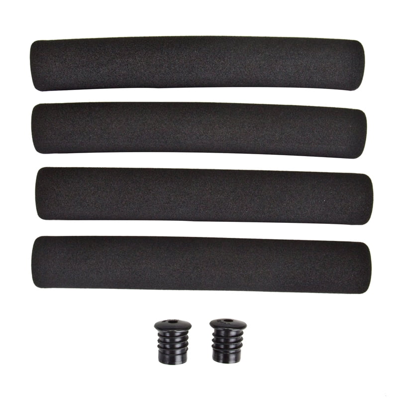 Quad Bike Closed Cell Soft Foam Grips With End Caps 