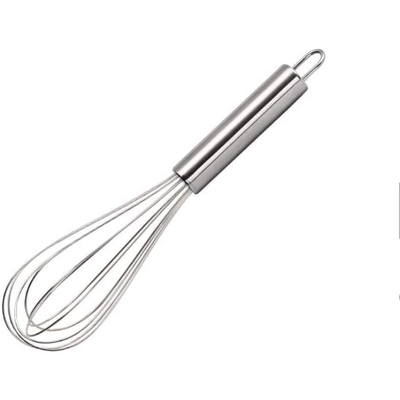 Stainless Steel Whisk (8 inches, Silver)