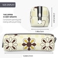 thumbnail image 3 of Fotbe Sweet Bee Pattern Leather Pencil Case, Pencil Pouch with Durable Zipper, Compact and Stylish Organizer for Stationery, Art Supplies, Travel Essentials, 3 of 7
