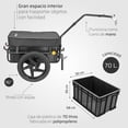 thumbnail image 3 of Remolque Carrito De Carga R16 Negro Con Cubierta Gospel, 3 of 10