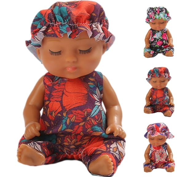 Baby Doll, 4.3 inch Reborn Baby Dolls, Baby Toys for Toy 1-3 3-6 Year Old, Realistic Baby Doll, for Baby Doll Gifts for 1 Year Old, Christmas Gifts, Soft Touch Mini Baby Dolls (A)
