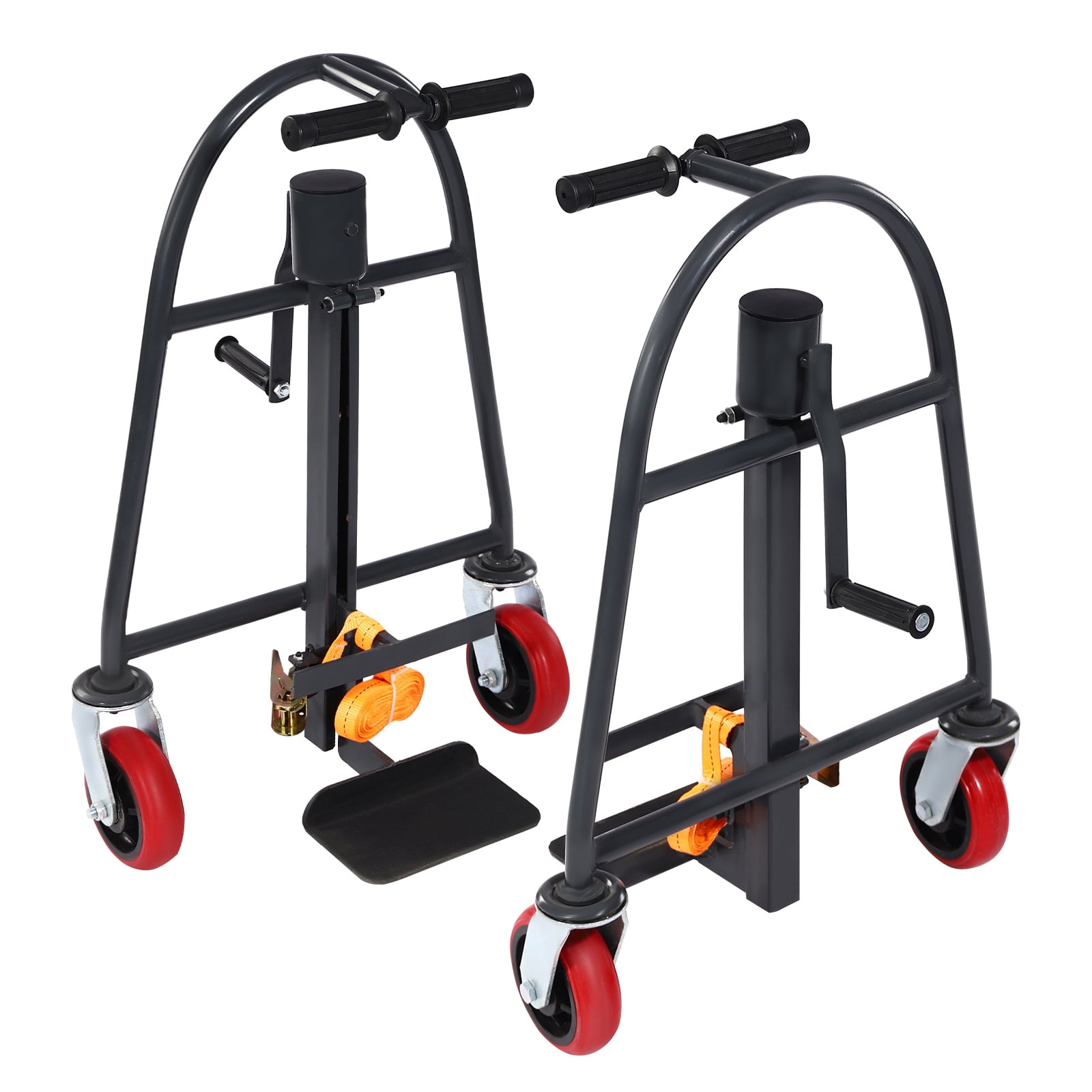 Heavy-Duty Furniture Mover - 4 Wheels(6in Diameter), 11.8in Lift Height - 190in Nylon Straps, Suitable for Office/Warehousing/Logistics/Furniture Store Use