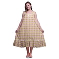 thumbnail image 1 of Bimba Robe de Nuit Sans Manches Mandala Multicolore pour Femmes Coton Imprimé Vêtements de Nuit Dames Grande Taille, 1 of 6