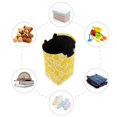 thumbnail image 7 of Yayeee Freestanding Laundry Hamper with Handle Collapsible Large Storage Basket for Clothes, Yellow Lemon Pattern, 7 of 7