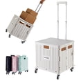 thumbnail image 1 of Carrito utilitario MACOPRO plegable con mango de plástico duradero, color blanco, 1 of 9