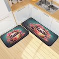 thumbnail image 7 of Coolnut 2 Pieces Sloth Kitchen Rugs and Mats Set Absorbent Soft Kitchen Mats for Floor Non-Slip Kitchen Mat Doormat Set, 19.7"x47.2"+19.7"x27.6" Home Decor Gifts, 7 of 7