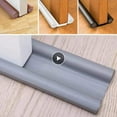 thumbnail image 2 of Waterproof Seal Strip Draught Excluder Stopper Door Bottom Guard Double 93/95*10cm, 2 of 5