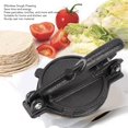 thumbnail image 3 of Máquina prensadora de tortitas de hierro fundido máquina para hacer tortillas máquina prensadora de masa de fácil limpieza para panqueques Pizza tamaño S, 3 of 7