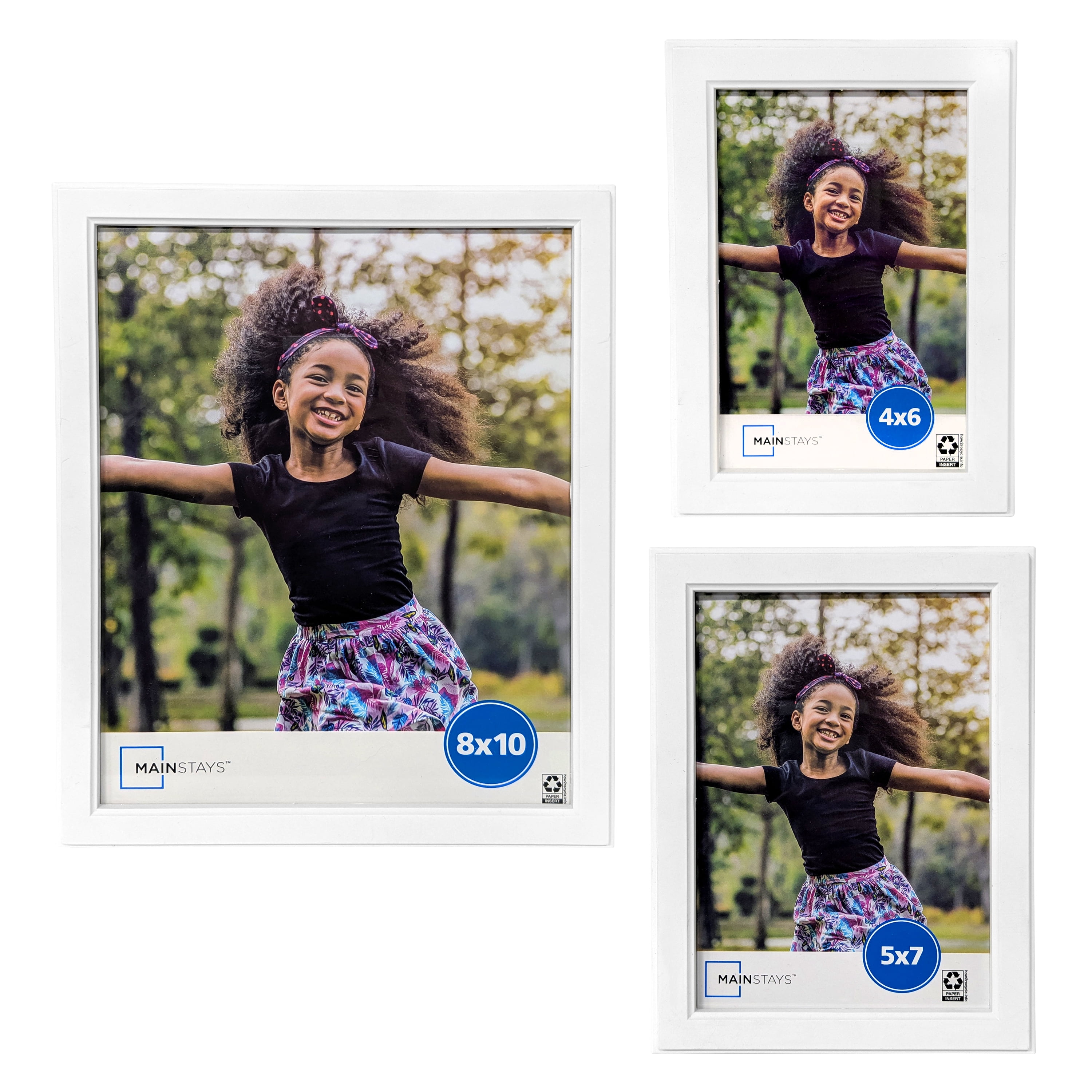 Mainstays 5" x 7" Step White Photo Frame - 12 PC Set