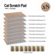 thumbnail image 2 of Bloc de notas para rascar con forma de gato Mankaide, 8 paquetes, de cartón reversible, 2 of 7