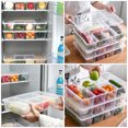 thumbnail image 3 of unbranded Caja Organizadora Apilable De PP Con Para Verduras Y En Refrigerador, 3 of 8