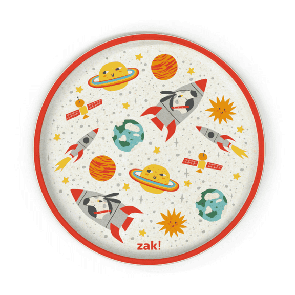 Spaceship Kids Plate
