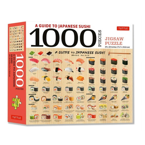 A Guide to Japanese Sushi - 1000 Piece Jigsaw Puzzle (Other)
