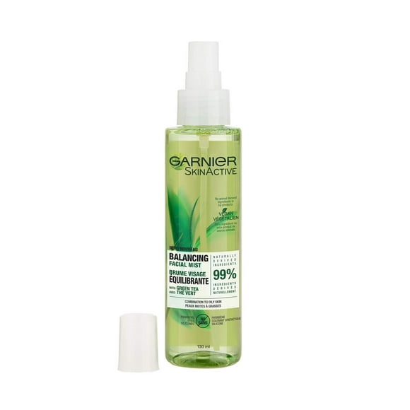 SkinActive Balancing Facial Mist with Green Tes Facial Mist  COMBINATION TO OILY SKIN,  reduces shine and lightly hydrates, 130 ml