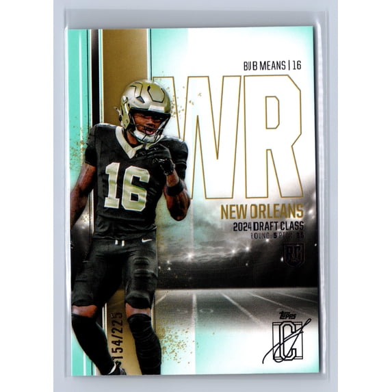 2025 2024 Topps Signature Class Bub Means #157 Teal /225 /225