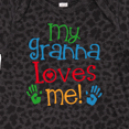 thumbnail image 4 of Inktastic Granna Loves Me Grandkid Boys or Girls Baby Bodysuit, 4 of 5