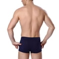 thumbnail image 2 of Men's Boxer Briefs Quick Dry Breathable Mesh Fabric 3D Design Underpants Wide Waistband Underwear for Teen Summer AIC88, 2 of 6