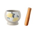 thumbnail image 1 of Multifunctional Seasoning Pounder Ceramic Manual Spice Bowl Mortar and Pestle Set Herb Grinder, 1 of 5
