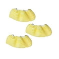 thumbnail image 4 of 3 piezas de fundas para trapeador de piso, tapete de tela lavable, almohadillas secas o húmedas, microfibra reutilizable Ronda amarilla, 4 of 9