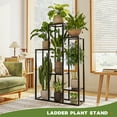 thumbnail image 4 of Bamworld Plant Stand Indoor Metal Plant Shelf, 48" Tall Plant Stand for Indoor Plants Multiple Large Plant Rack Display Shelves Corner Plant Holder for Living Room, Patio, 4 of 7