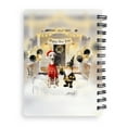 thumbnail image 2 of Happy New Year 2026 Whippet Santa Gnome Holiday Party Snow Spiral Bound Journal Dog Lover 5x7in Spiral Notebook - 13019, 2 of 5