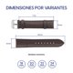 thumbnail image 2 of Correa Para Reloj Strap De Piel Klokker de 18mm Marrón, 2 of 4