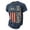 Blue_001, variant on 250th Anniversary USA Shirt for Men America 250 Shirt Short Sleeve Patriotic Crew Neck Tops 1776-2026 Tshirt Orange M