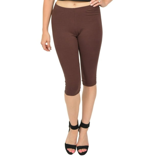 Stretch Is Comfort - Women's and Plus Size Knee-Length Leggings ...