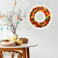 thumbnail image 6 of Spring Wreaths for Front Door Clearance, Greenery Summer Wreath, Easter Front Door Wreath Easter Feather Wreath Illuminated Garland With String Lights Spring Easter Decorations for Door Walls Home, 6 of 7