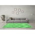 thumbnail image 3 of Ahgly Company Indoor Rectangle Abstract Emerald Green Contemporary Area Rugs, 7' x 9', 3 of 4