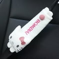 thumbnail image 1 of New My Melody-cojín para la espalda, reposacabezas, funda de cinturón de seguridad, Material de pana, suave, abrazo, juguete de felpa, decoración de coche para chicas, regalos de navidad, 1 of 5